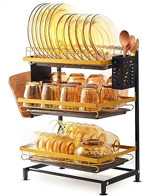 LK2KFT Adjustable dishwasher 3 levels Large steel kitchen drainer.. You shop, we deliver — quick and easy with DIAYTAR Nigeria.