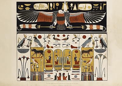 Tombs of the kings of Thebes. An ancient Egyptian paint (29.7 cm x 21 cm).. From checkout to your doorstep in less than a week — DIAYTAR Nigeria.
