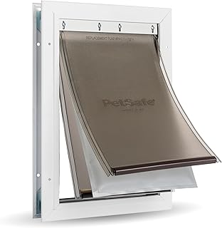Draft -resistant door wick for dogs and cats - Aluminum frame for pets, size L.. DIAYTAR NIGERIA: Connecting Nigerians with affordable products delivered promptly nationwide.