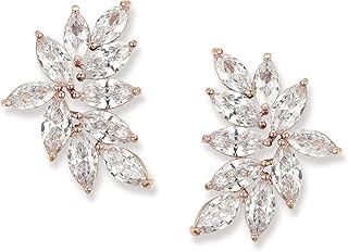 Wedding earrings for brides and bridesmaids, marquise earrings in cubic zirconia for women and promo ball.. DIAYTAR NIGERIA brings quality products to every corner of Nigeria at prices everyone can afford.