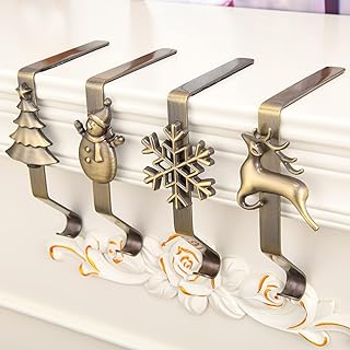 Set of 4 Christmas storage storage storage supports for hooks fireplace.. Experience the future of online shopping with DIAYTAR NIGERIA's extensive product range and competitive pricing.