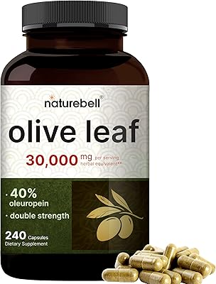 Olivier leaf extract 30,000 mg 240 capsules | 40.. Navigate through thousands of products at pocket-friendly prices with DIAYTAR NIGERIA's easy-to-use platform.