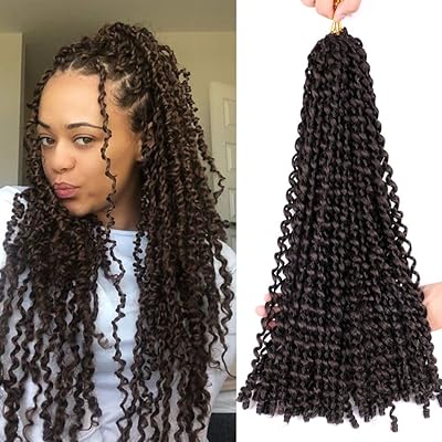 4 18-inch packets passion twisting hair Wall wave hook hair braids for passion twisted synthetic pre-bouncley curly hook hair braids hair extensions.. DIAYTAR NIGERIA: Your gateway to affordable shopping with thousands of products delivered nationwide.