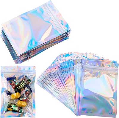 Mylar bags with zipper 100 pieces transparent and closing bags.. DIAYTAR NIGERIA delivers happiness in 5-8 days with our affordable and diverse product range.