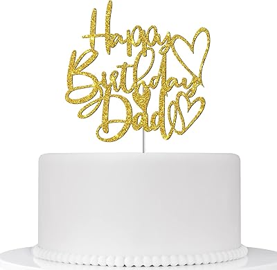 Happy birthday cake decoration for dad father decoration best supplies.. DIAYTAR NIGERIA: Where affordability and variety meet with convenient delivery within 8 days.