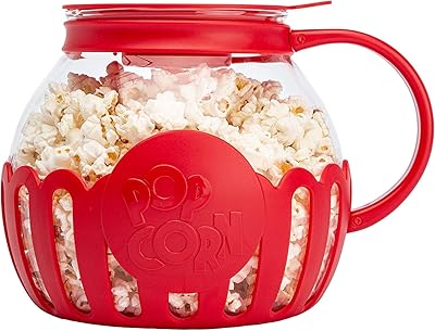 Halaya® microwave popcorn machine with large temperature resistant glass, BPA without high temperatures for home holidays and films, 2.25 pints/2.12 l.. Shop the smart way with DIAYTAR Nigeria — fast delivery, affordable everything.