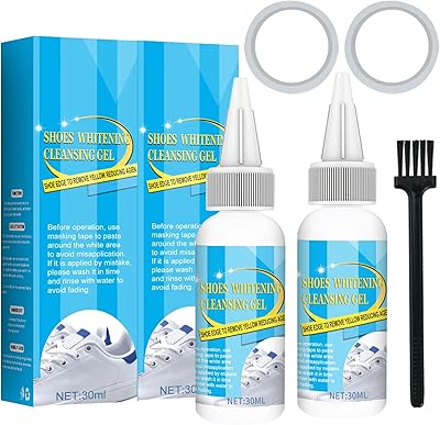 2 pieces of shoe cleaning gel with styling bar, whitening shoe cleaning gel for all washable shoes (30 ml).. DIAYTAR NIGERIA: Where quality meets affordability, with thousands of products delivered in less than 8 days.