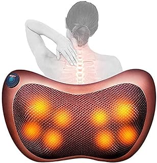 Shuway multifunctional massage pillow with 8 massage heads, electric masseur heating for the neck, shoulders and body for the house, desk, car, bed.. DIAYTAR NIGERIA: Nigeria's answer to affordable online shopping with reliable 5-8 day delivery guarantee.