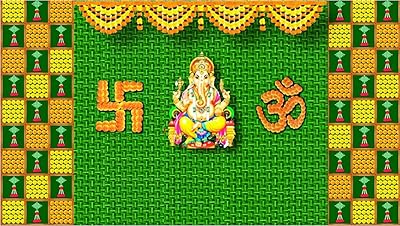 Background in Indian decoration fabric Sattvik Puja and Ganpati, background in traditional Puja for the Mehndi Diwali festival, Festival des concerns and tulle flower garland (design 1).. DIAYTAR NIGERIA: The marketplace that brings affordable products to every Nigerian home in under 8 days.