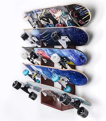 Sonics skateboard wall display, 5 -layer skateboard support, storage hanger for skateboarding for the house or garage.. Experience retail convenience with DIAYTAR NIGERIA's comprehensive platform and 5-8 day nationwide shipping.