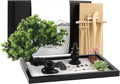 Zen mini garden office decoration set mini luxury japanese sand box for home.. Experience shopping freedom with DIAYTAR NIGERIA's comprehensive platform and reliable shipping service.