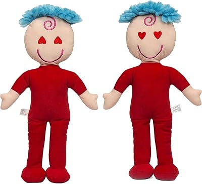 Awake & Nasslip Red Hearts soft doll - Double side doll for 15 year olds.. DIAYTAR NIGERIA: Making online shopping accessible with affordable prices and nationwide delivery service.