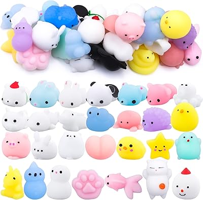 Mochi Squishy, ​​24 animal pieces anti-stress Fruits Squishietys in bulk for children's bags of treats of treats.. Shop from Nigeria's largest product selection at DIAYTAR, with budget-friendly prices and swift delivery.