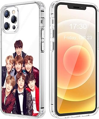 IPhone 13 Pro shell, unique designer in flexible TPU, shock resistant, transparent flexible shell for men, women, girls and boys (Fashion -BTS -1).. Your home for smart shopping — DIAYTAR Nigeria delivers fast and cheap.