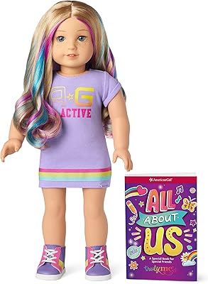 American girl trulme 18 "110 Light blue Eyes Blond Ble.. No stress, just speed — DIAYTAR Nigeria ships in days.
