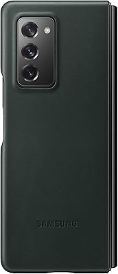 Samsung leather case for Galaxy Z Fold 2 5G, green (American version).. Experience hassle-free shopping with DIAYTAR NIGERIA's user-friendly platform and prompt delivery service.