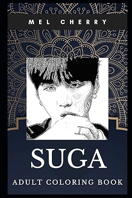 Coloring book for adults Suga: coloring book inspired by the BTS singer and famous South Korean dance rapper for adults.. DIAYTAR NIGERIA: Your partner in affordable shopping with nationwide delivery in just 5-8 days.