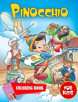Pinocchio coloring book for adolescents: new edition 2022 | More than 30 pages of nice illustrations to color with pages to color recto for children from 2 to 4 years old, 4 to 8 years old, 8 to 12 years old and adult toddlers.. DIAYTAR NIGERIA connects your desires with reality through our affordable e-commerce platform and quick delivery.