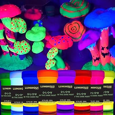 Individual light paint that shines in the dark set of 8.. Looking for quality and speed? You’ll find both at DIAYTAR Nigeria.