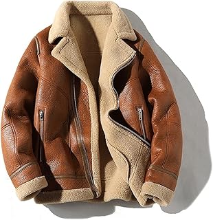 Soft jacket Kstat, winter coat in thick fur for men, thick coat with false wool cuffs (color: brown, size: xl).. DIAYTAR NIGERIA connects desires with reality through affordable prices and reliable delivery service.