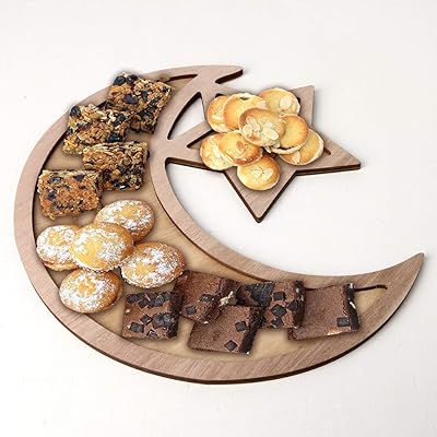 Table decorations for Eid al-Fitr and Ramadan, wooden decorations, julbons, candy tray, Ramadan table decorations, Ramadan service tray, display shelf (JM01330).. DIAYTAR NIGERIA: Where quality meets affordability, with thousands of products delivered in less than 8 days.