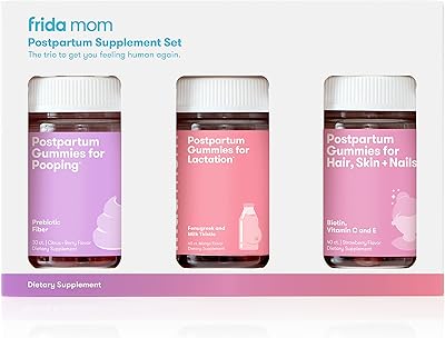 Postpartum Friedamom supplement kit for postpartum hair, skin and nails, postpartum chewable products for breastfeeding, lot of 3 for new mothers, white.. DIAYTAR NIGERIA: Making online shopping accessible with affordable prices and nationwide delivery service.