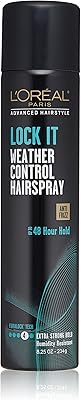 L'Oréal Paris Advanced Hairstyle Lock It WEATHER CONTROL SPRAY HAPTER, 8.25 OZ (The packaging may vary).. Discover a world of choices with DIAYTAR NIGERIA's extensive marketplace and prompt shipping service.