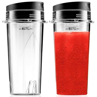 Disposable Mixer Cup 16 Oz for Shaker and Smoothie - 2 Ninja replacement cups with folding cover - 1 Cup cover for Nutri Ninja Bl770 Bl780 Bl640 BL810 BL810 BL810 BL810 BL810 BL810 BL810 BL810.. Discover a world of affordable shopping with DIAYTAR NIGERIA's vast marketplace delivered to you in days.