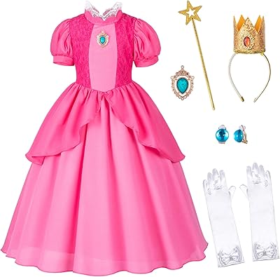 Princess Fishing Princess Dress - Princess Costume Fishing for Little Girls With Accessories, 2-11 years old.. DIAYTAR NIGERIA transforms dreams into deliveries with our affordable prices and 5-8 day shipping.