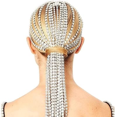Javiosest Fashion Tête de Tête de polka dot in vintage crystal for women for wedding festival (silver).. DIAYTAR NIGERIA: Bringing quality products to your doorstep at prices that won't break the bank.