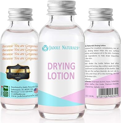 Jadole Naturals Drying lotion, treatment of acne spots dries up pimples, skin imperfections, irritating obstructed pores - powerful night solution 39 ml.. DIAYTAR NIGERIA: Making online shopping accessible with affordable prices and nationwide delivery service.