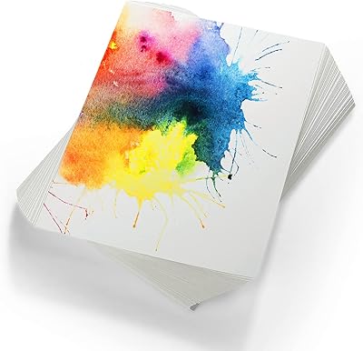 60 white watercolor watercolor papers for children, artists, watercolors and students (300 g, 4 x 6 inches).. Discover the perfect shopping experience with DIAYTAR NIGERIA's vast selection and prompt delivery service.