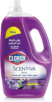 Multi-Usage cleaner Clorox Centiva with Tuscan lavender fragrance, 3 liters.. DIAYTAR NIGERIA: Where every search leads to affordable products delivered promptly across Nigeria.