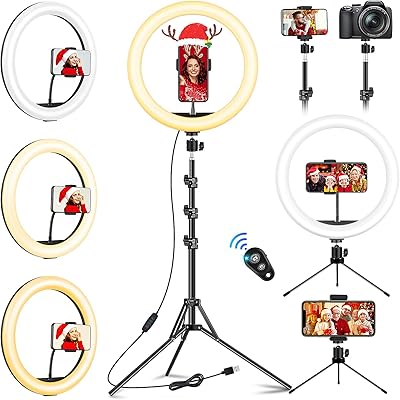 Light ring with tripod and phone holder led ring to.. Discover endless possibilities with DIAYTAR NIGERIA's extensive product range and affordable shipping.