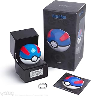 Replica of Great Ball - Realistic and electronic pokeball molded under pressure with ball and light showcase of The Wand Company - Official License of Pokemon.. DIAYTAR NIGERIA stands as your affordable shopping ally with nationwide delivery in just 5-8 days.
