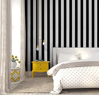 Black and white Vanessa black and white vinyl wallpaper 40 cm x 2 m Adhesive paper to take off and stick for the decoration of walls and furniture.. Shop smart with DIAYTAR NIGERIA's vast selection and enjoy affordable shipping in just 5-8 days.