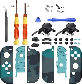 Joycon 2 -room replacement joystick repair kit and DIY replacement case for Nintendo Switch, includes screws, spring repair and handle tools.. Experience the power of choice with DIAYTAR NIGERIA's extensive catalog delivered within the week.