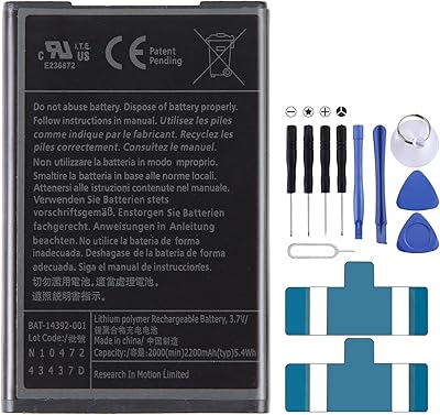 Zed Jingli replacement battery BAT-14392-001 for Blackberry M-S1 BOLD 9000/9700 2000MAH.. Shop smarter with DIAYTAR Nigeria — affordable prices and a wide product range delivered in just 5 to 8 days.
