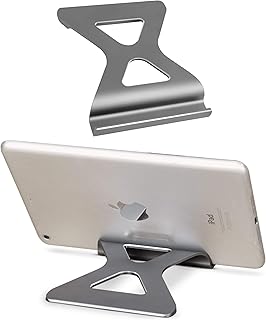 Tablet support - Sidel gray - Low profile, aluminum, office base, compatible with most tablets, iPad, Kindle, Nexus and Electronic Readers.. Experience the DIAYTAR difference with our vast product selection and delivery within 5-8 days.