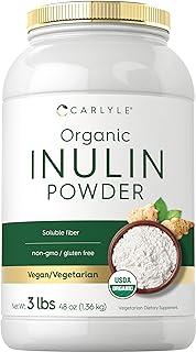 Organic inulin powder 1.3 L | Jerusalem artichunk fiber supplement | For probiotic health | Vegetarian, vegan, GMO and gluten -free | carlyle.. Your ideal shopping partner, DIAYTAR NIGERIA offers extensive variety with reliable nationwide shipping.