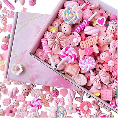 200 pieces of viscous ornaments cute together, mixture of natural resin with flat back, charming candy with viscous pearls, manufacturing supplies, DIY crafts and scrapbooking decoration.. Your home for smart shopping — DIAYTAR Nigeria delivers fast and cheap.