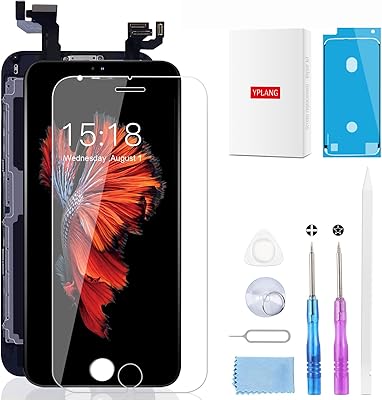 Replacement LCD screen 4.7 "for iPhone 6S, LCD touch screen, full set with proximity sensor of the front camera and ear speaker with repair tool and screen protector.. Experience budget-friendly shopping at DIAYTAR NIGERIA, Nigeria's premier online marketplace with quick delivery.