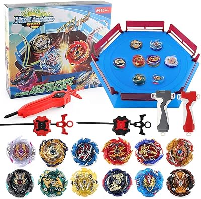 Jimmy Be Battling Top Stadium Battle Blade Battle Set of 12 toupies, 3 launchers and 1 handle of Arena fighting game, children's gift for 6 year old boys and more.. DIAYTAR NIGERIA: Where shopping is affordable, selection is vast, and delivery is always reliable.