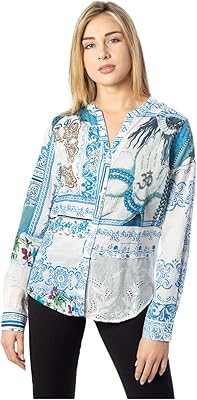 Desigual Cam_sorrento blouse for women.. Shop confidently on DIAYTAR Nigeria — everything you need, delivered quickly.