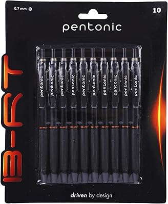 Link Pentonic BRT ball pen (0.7 mm, black ink), package of 10.. Shop smarter, not harder with DIAYTAR NIGERIA - thousands of products at your fingertips with affordable delivery.