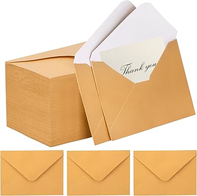 100 Dabuza gift card paper envelopes, golden mini-envelopes, lots of mini-envelopes, mini paper carriers, mini enclosure for gift card.. Your complete shopping solution, DIAYTAR NIGERIA delivers variety and value within the week.
