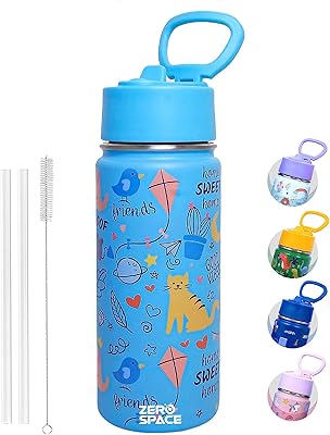 Zerospacetm water bottle with double -walled steel in Sports Stainless Sports 500 ml for children.. Shop like never before with DIAYTAR NIGERIA's comprehensive marketplace and budget-friendly shipping.
