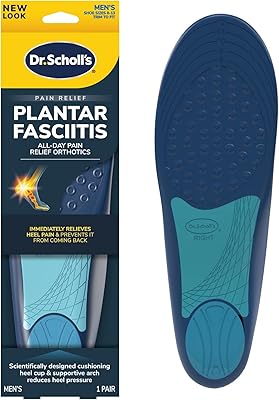 Orthopedic soles to relieve the pain of plantar fasciitis from Dr. Scholl, relief of clinically proven plantar fasciitis, is suitable for men from 8 to 13 years old.. DIAYTAR NIGERIA: Your trusted e-commerce partner with extensive product choices and affordable delivery.