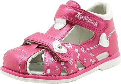 Summer sandals for babies and girls, double adjustable strap, closed end, orthopedic summer