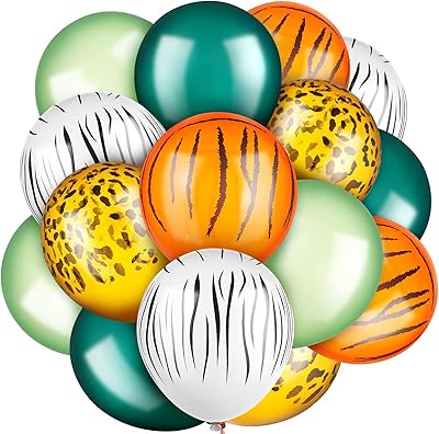 Lilyfull 24 pieces 12 "Ballons Safari Jungle Ballons Safari Jungle Ballons Safari Animal Balloons for jungle themed party decorations (fresh color, animal printed motif).. Skip the lines and shop online — DIAYTAR Nigeria delivers to your door in days.